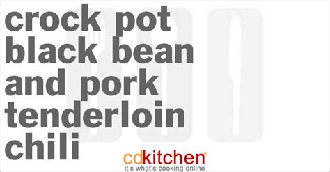 slow-cooker-black-bean-and-pork-tenderloin-chili image