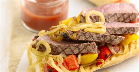 baguette-with-steak-peppers-and-onions-recipe-eat image