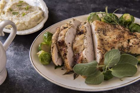 oven-roasted-turkey-breast-bone-in-with-gravy image