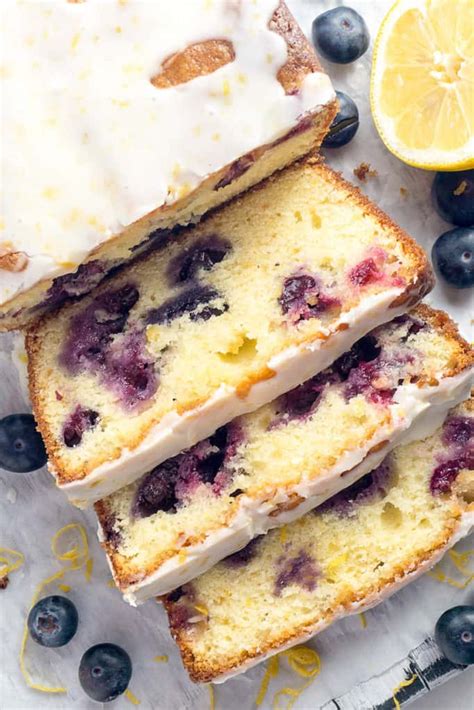double-glazed-blueberry-lemon-pound-cake-foodtasia image