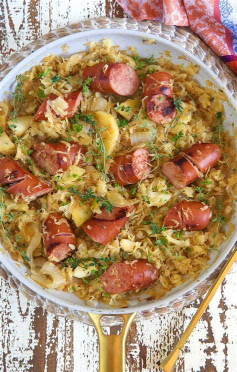 kielbasa-and-sauerkraut-with-apples-and-caramelized image