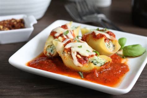 spinach-and-tofu-stuffed-shells-recipe-food-fanatic image