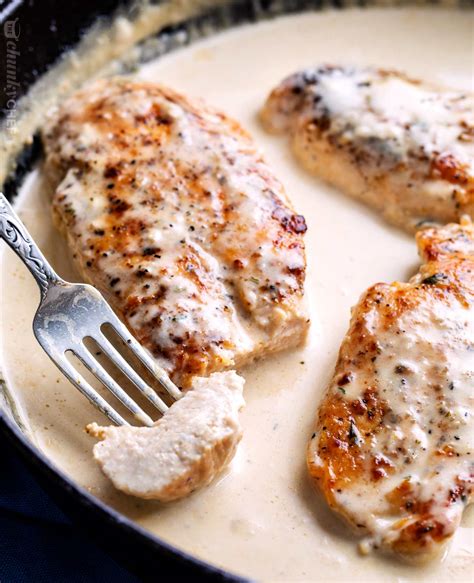 one-pan-creamy-garlic-chicken-breasts-the-chunky image