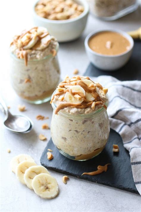 peanut-butter-banana-overnight-oats-the-real-food image
