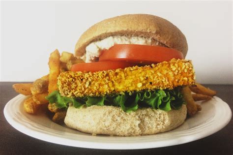 healthy-fast-food-style-crispy-chicken-sandwich image