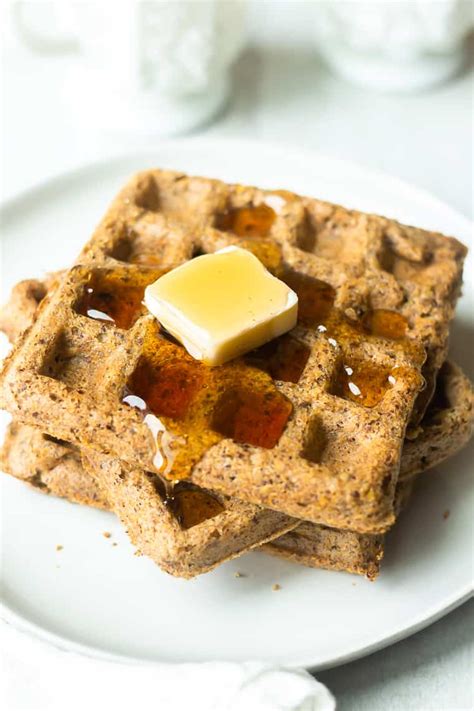 keto-flaxseed-waffles-recipe-delicious-little-bites image