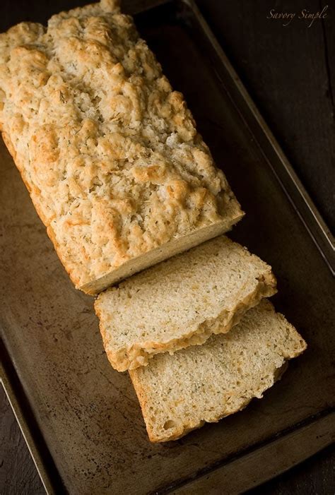 cheddar-dill-beer-bread-savory-simple image