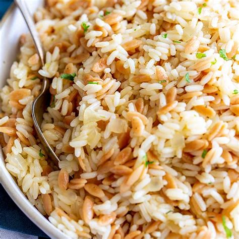 turkish-rice-pilaf-with-orzo-sprinkles-and-sprouts image
