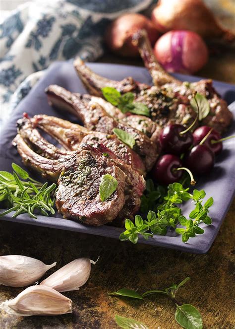grilled-lamb-chops-with-a-fresh-cherry-port-sauce image