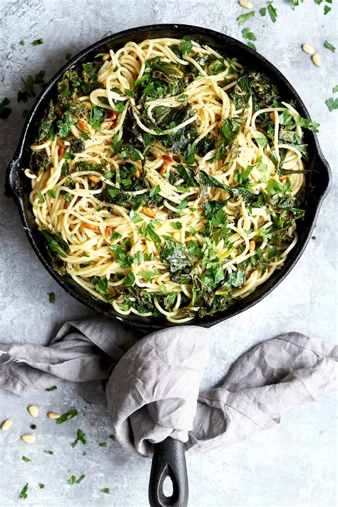 lemon-garlic-pasta-with-kale-the-last-food-blog image