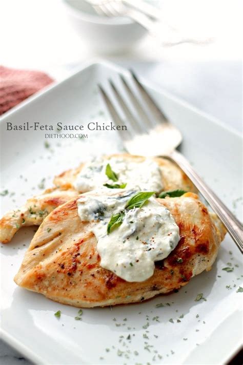 creamy-basil-feta-sauce-chicken-recipe-diethood image