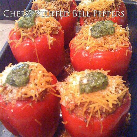 cheesy-stuffed-bell-peppers-allfoodrecipes image
