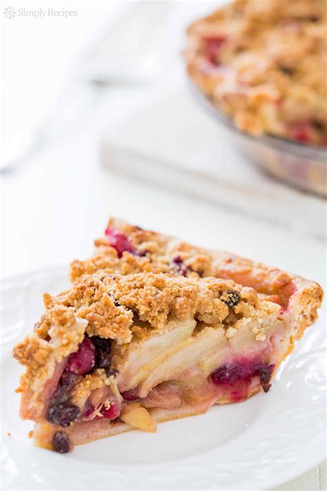 apple-cranberry-currant-crumble-pie-recipe-simply image