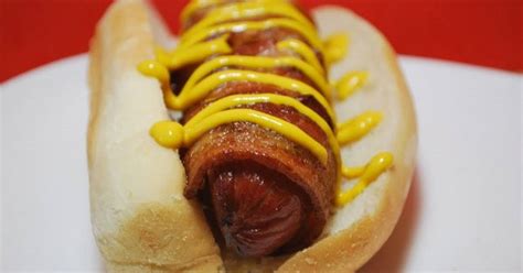 10-best-bacon-wrapped-hot-dog-appetizer image