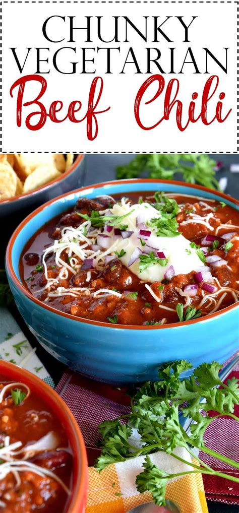 chunky-vegetarian-beef-chili-lord-byrons-kitchen image