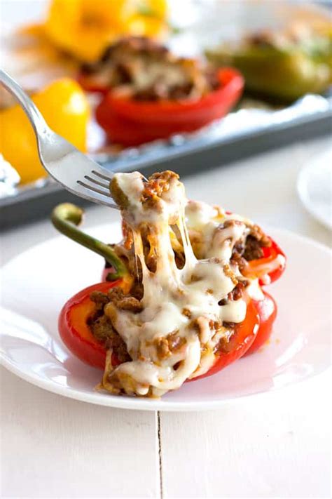 picadillo-stuffed-peppers-quick-dinner-kitchen-gidget image