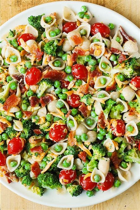 broccoli-bacon-ranch-pasta-salad-julias-album image