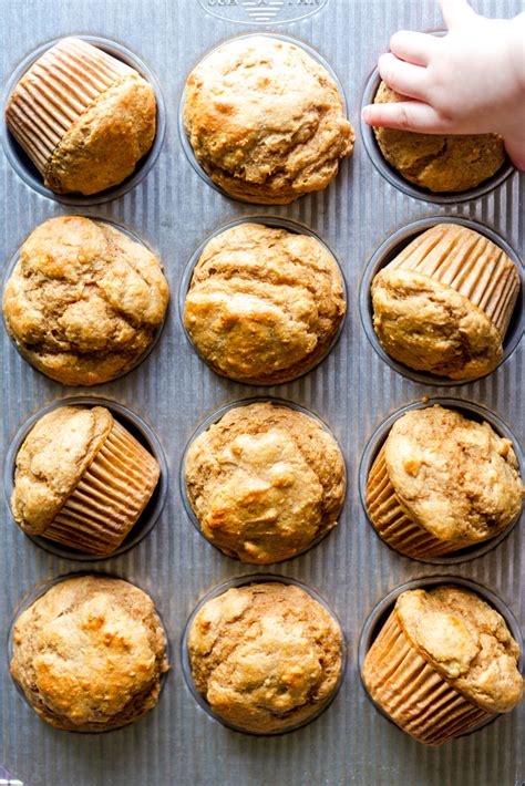 healthy-peanut-butter-banana-muffins-fox-and-briar image