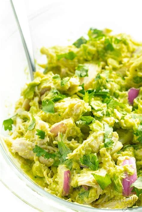 avocado-chicken-salad-recipe-6-ingredients image