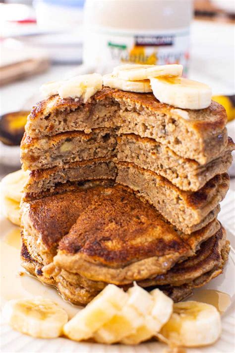 healthy-banana-pancakes-no-added-sugar image