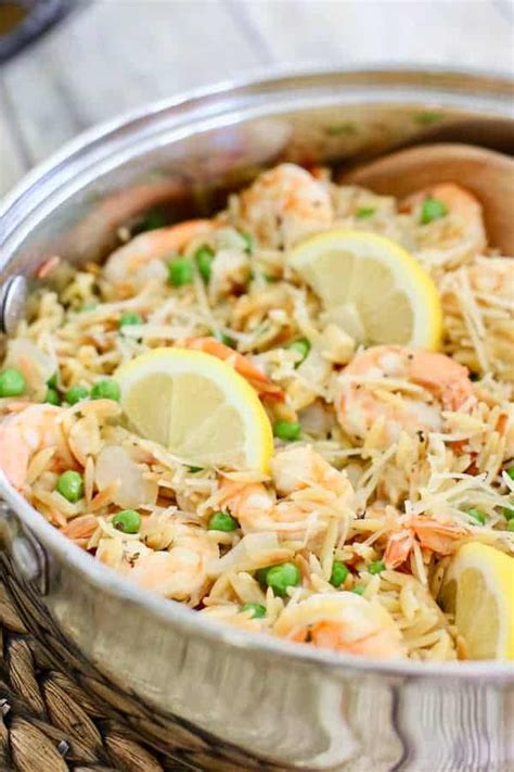 20-minute-one-pan-shrimp-and-orzo-dinner-laughing image