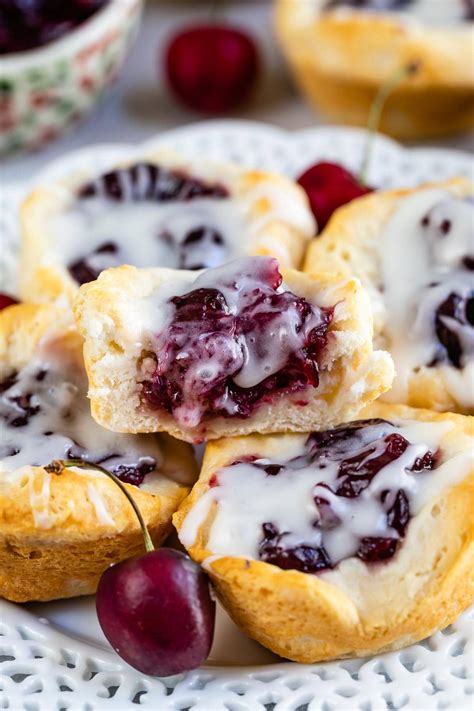 easy-cherry-danish-bites-with-almond-drizzle-crazy image