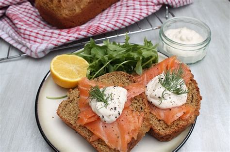 irish-soda-bread-with-smoked-salmon-and-horseradish image