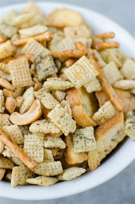 dill-pickle-chex-mix-fake-ginger image