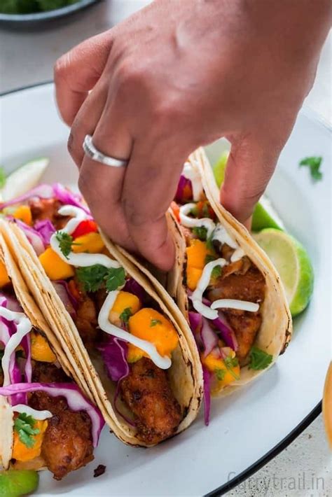 easy-tilapia-fish-tacos-recipe-with-mango-salsa image