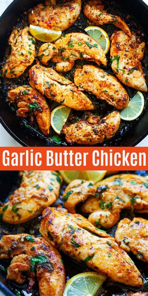 chicken-tenders-garlic-butter-chicken-tender-recipes-rasa image