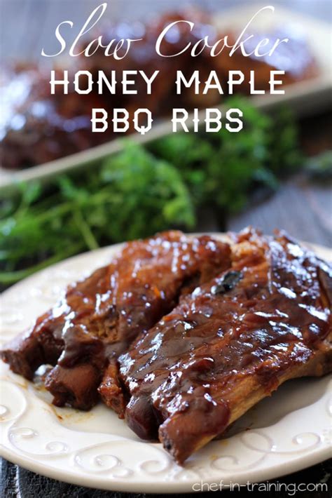 slow-cooker-honey-maple-bbq-ribs-chef-in-training image