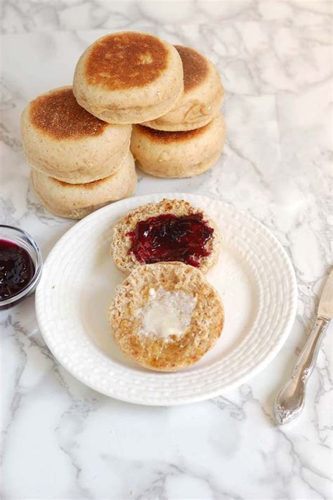 four-grain-english-muffins-red-star-yeast image