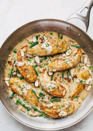 creamy-almond-chicken-with-rice-pilaf-recipe-little image