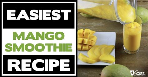 easiest-mango-smoothie-recipe-2-ingredient-raw-vegan image