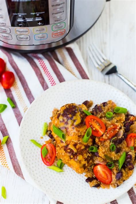 southwestern-instant-pot-chicken-and-quinoa-rachel image