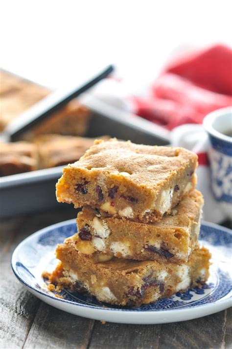 blonde-brownies-white-chocolate-cranberry-the image