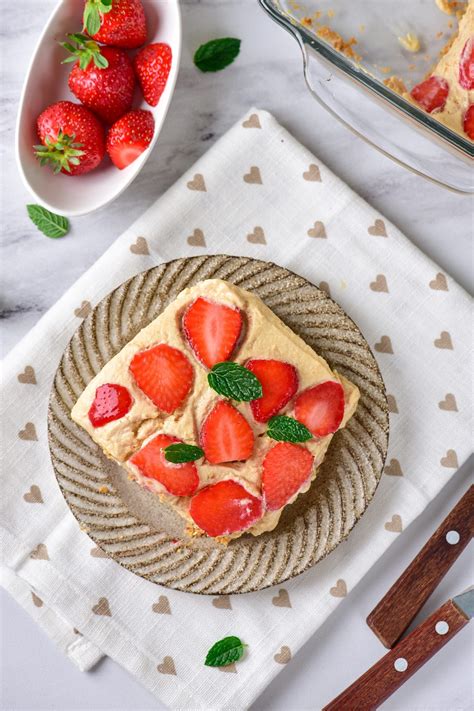 no-bake-sugar-free-strawberry-cheesecake image