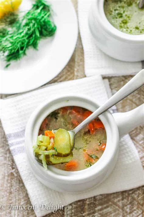 dill-pickle-soup-traditional-polish-recipe-eating image