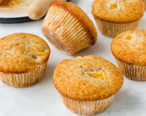 peaches-and-cream-muffins-bake-from-scratch image