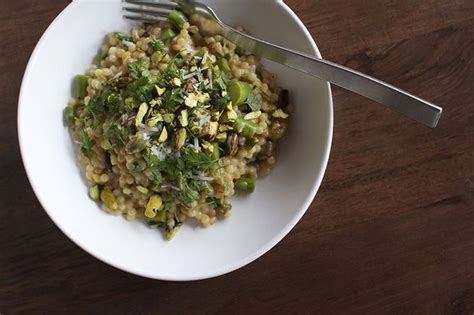 couscous-with-asparagus-chervil-white-wine-food52 image