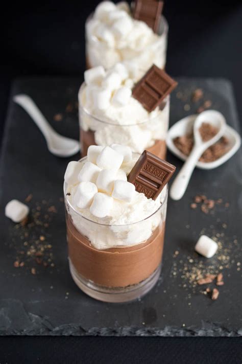 smores-mousse-with-marshmallow-whipped-cream image