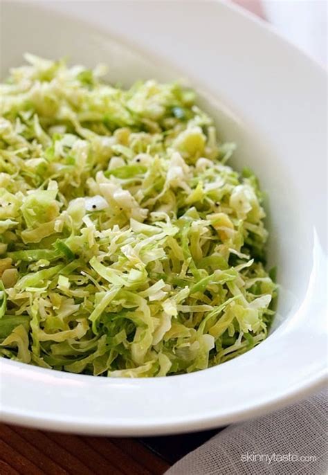 shredded-brussels-sprouts-with-lemon-and-oil-skinnytaste image