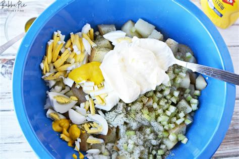 easy-potato-salad-recipe-with-egg-bubbapie image