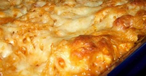 chicken-and-angel-hair-pasta-casserole-recipes-yummly image