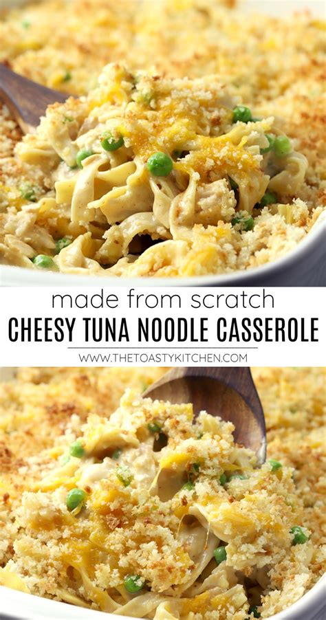 homemade-cheesy-tuna-noodle-casserole-the image