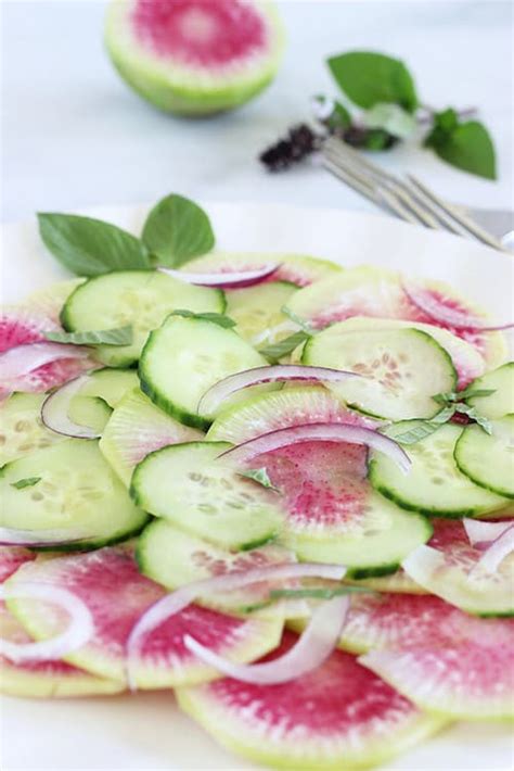 simple-watermelon-radish-salad-with-asian-vinaigrette image