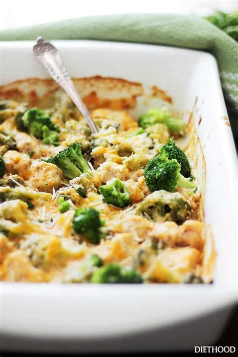 broccoli-cheese-chicken-quinoa-casserole image
