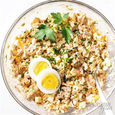 tuna-salad-recipe-with-egg-10-minutes-wholesome image
