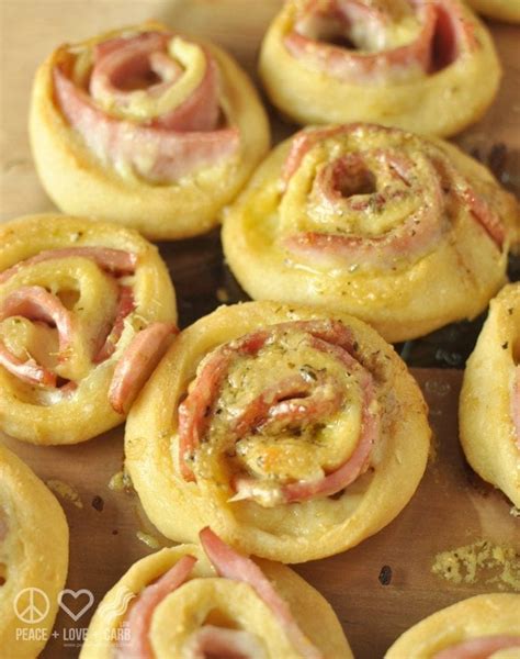 hot-ham-cheese-roll-ups-with-dijon-butter-glaze-low image