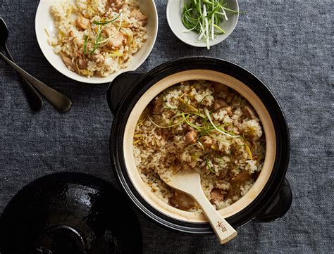 donabe-ginger-rice-with-chicken-recipe-goop image
